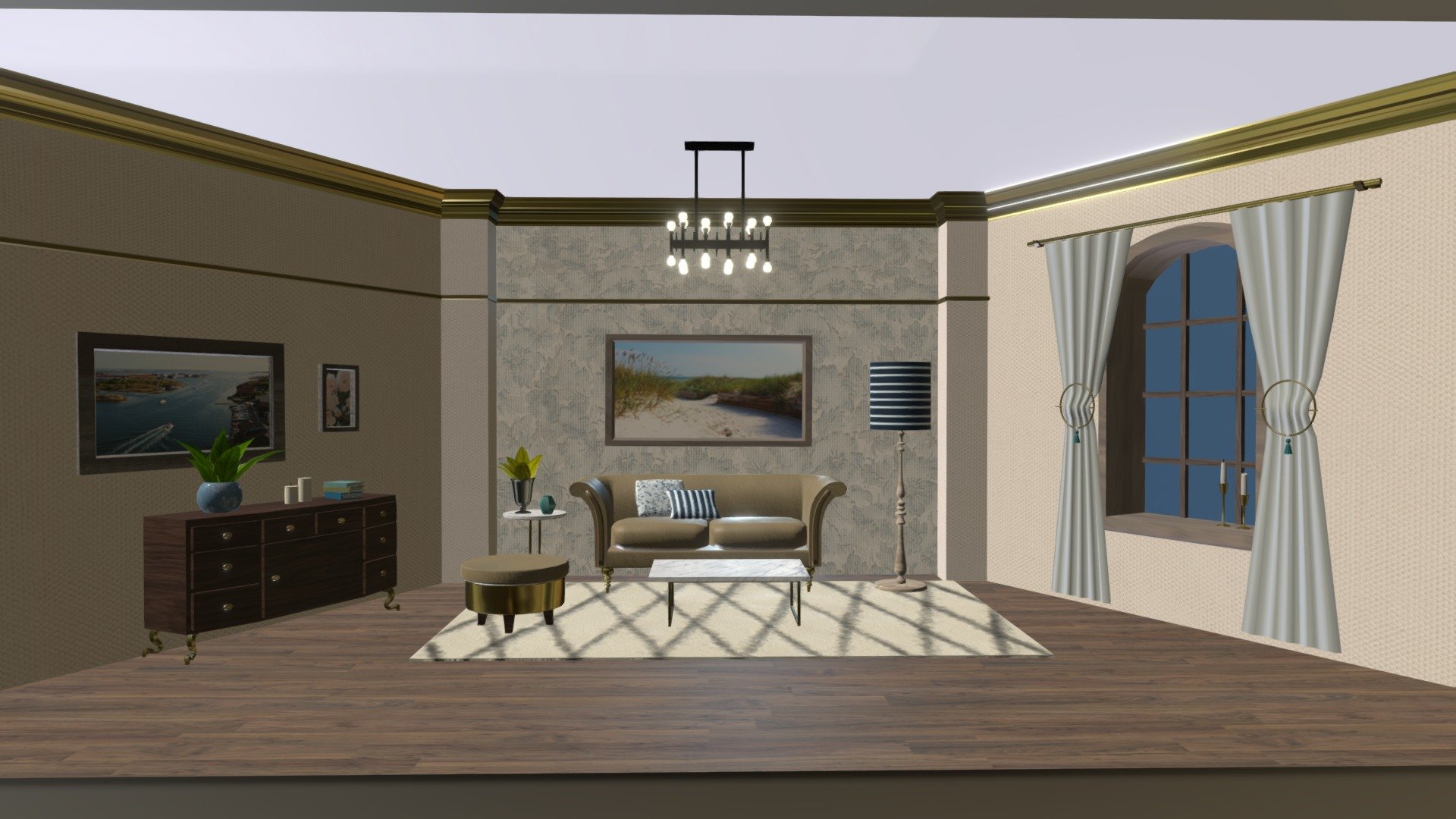 Living room 3d model