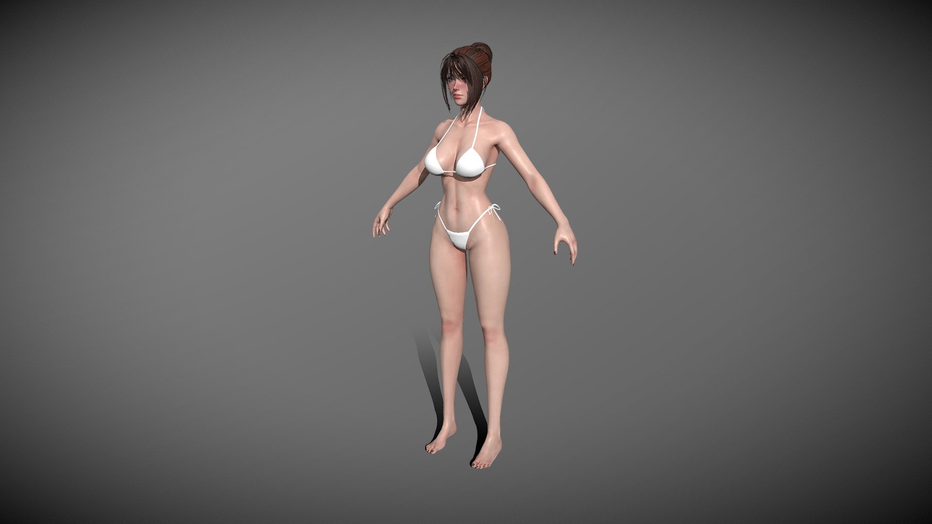 Girl 3d model