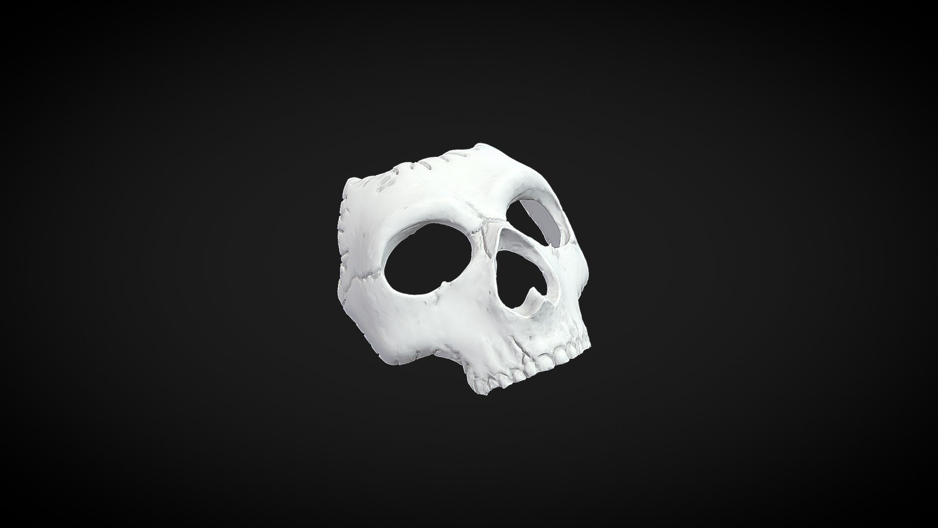 Máscara Ghost Jawbone 3d model