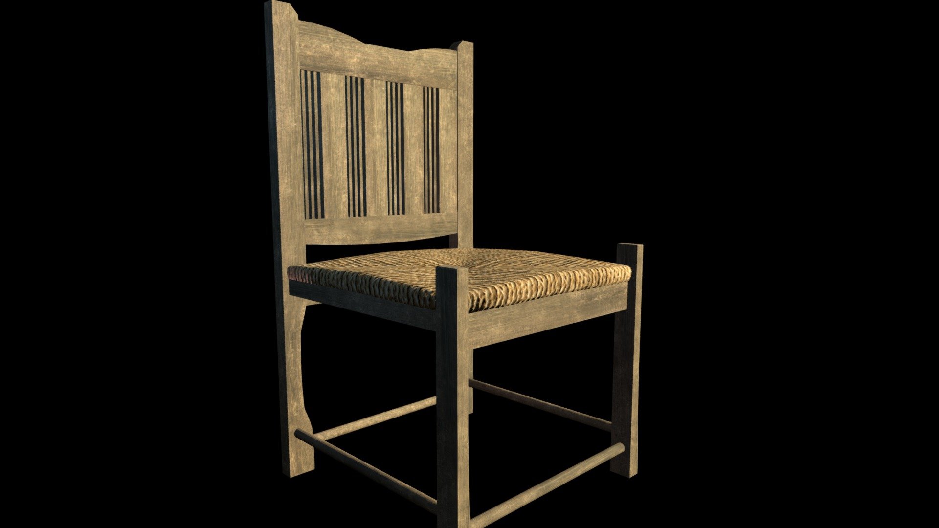 Viking Chair #3 3d model