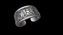 Ring elephants jungle adjustable