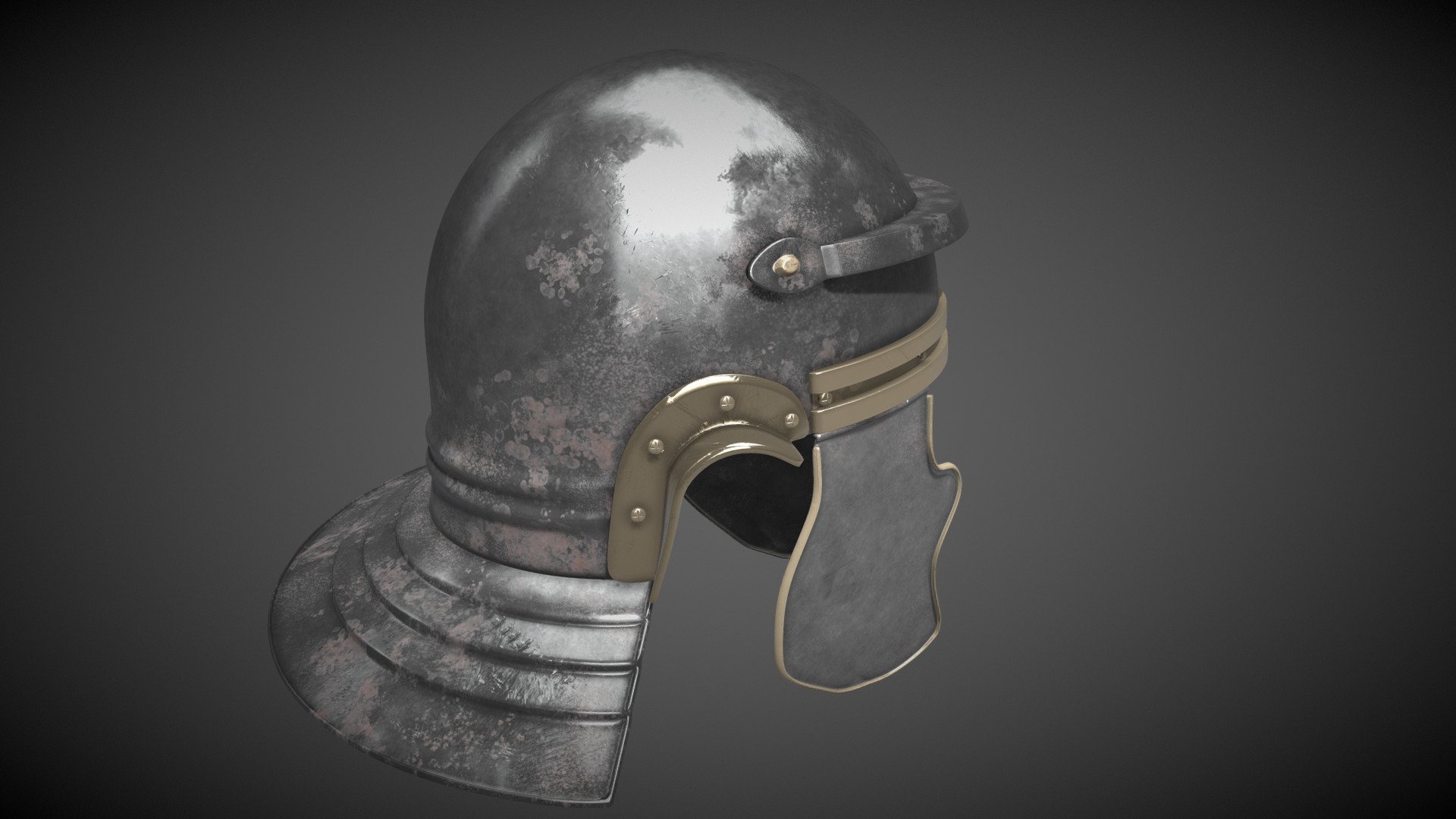 Casco Itálico/ Roman Italic Helmet 3d model