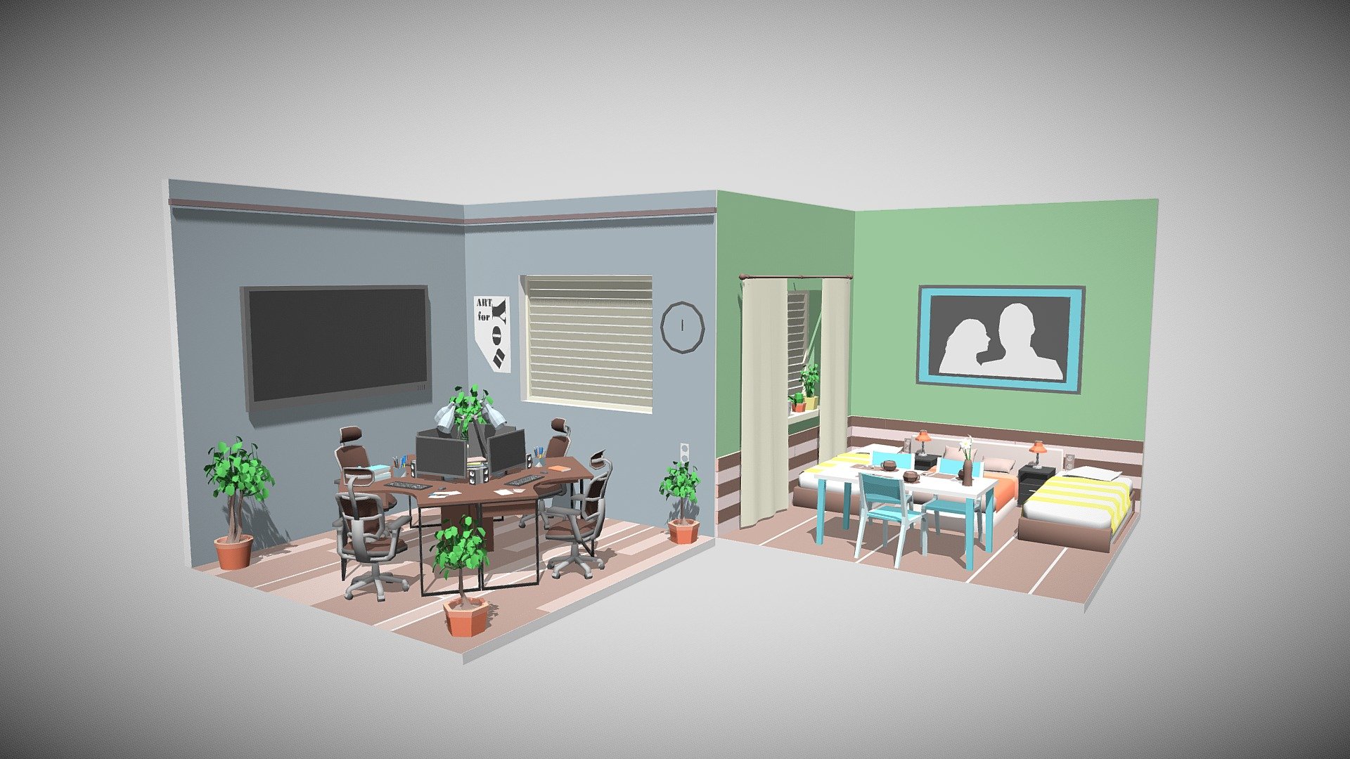 room 3 3d model