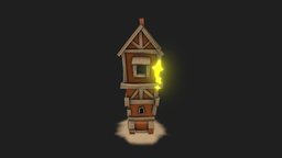 stylized house