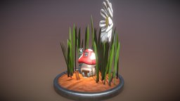 Sketchfab Challenge: Mushrooms • Smurf House