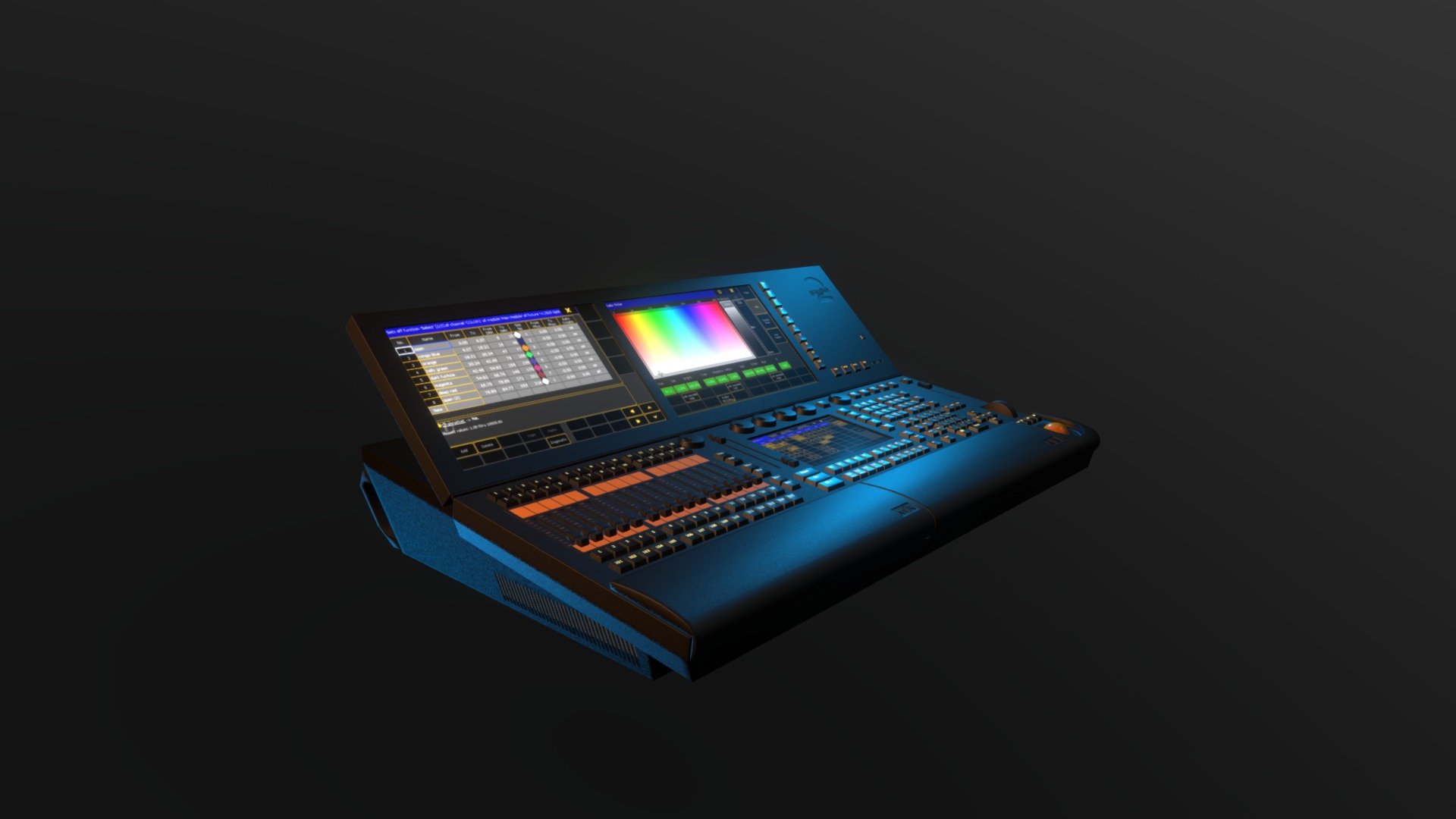 GrandMA2 Lighting Console (light) 3d model