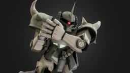 MS-07B Gouf Thomas Kurtz Custom