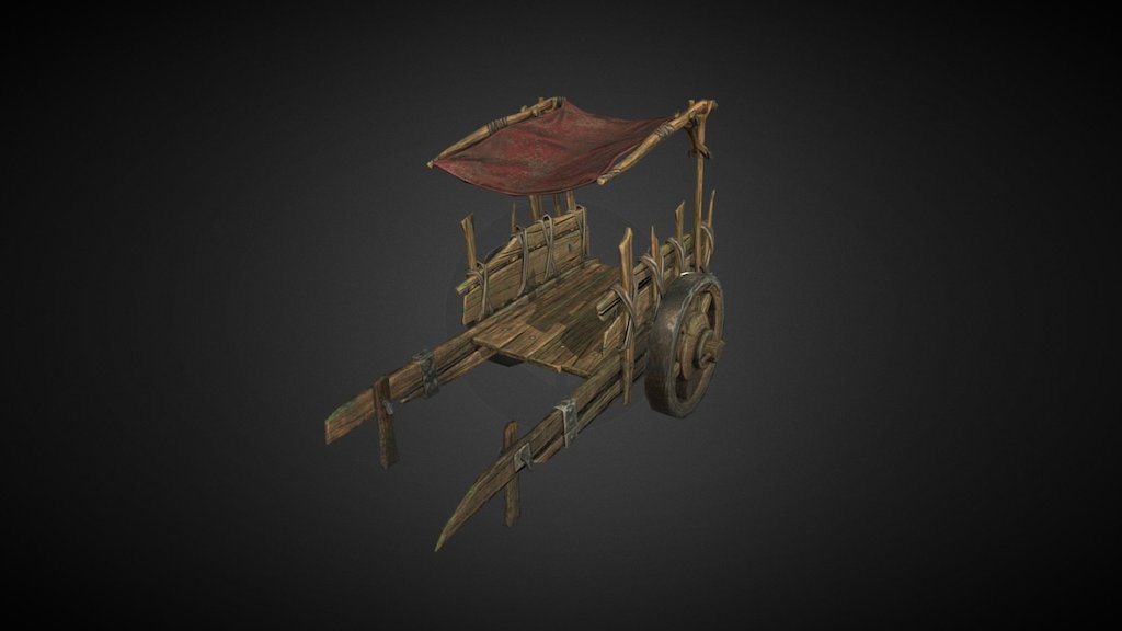 Medieval Cart 3d model