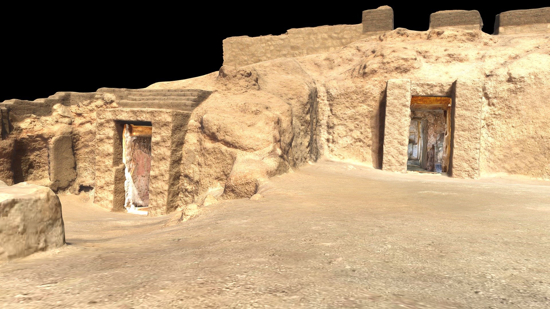 Theban Tombs 159 and 286 3d model