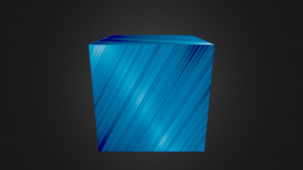 Glowing Cube 3d model