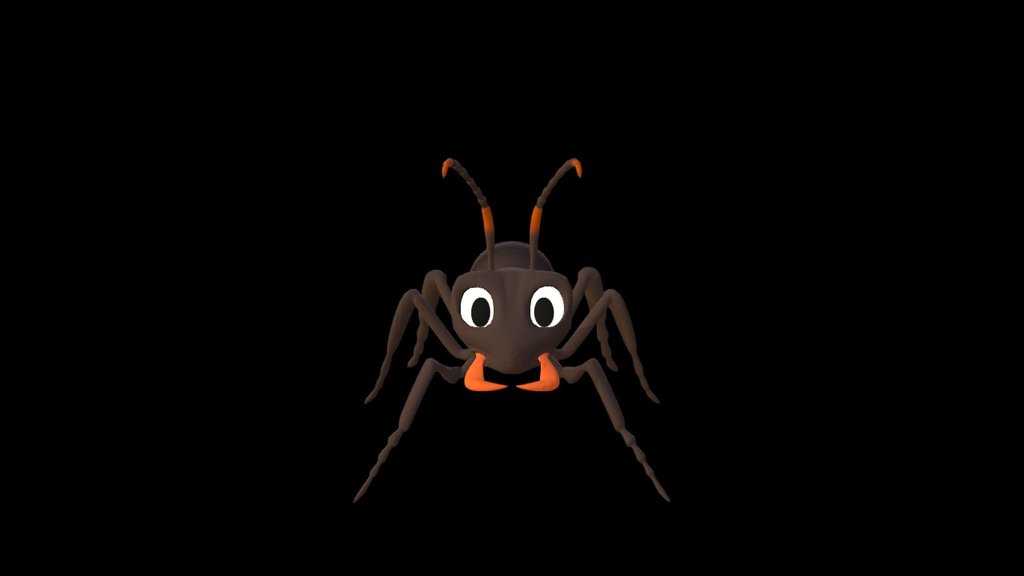 Ant for animation 3d model