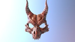 Baby Dragons Skull Mask