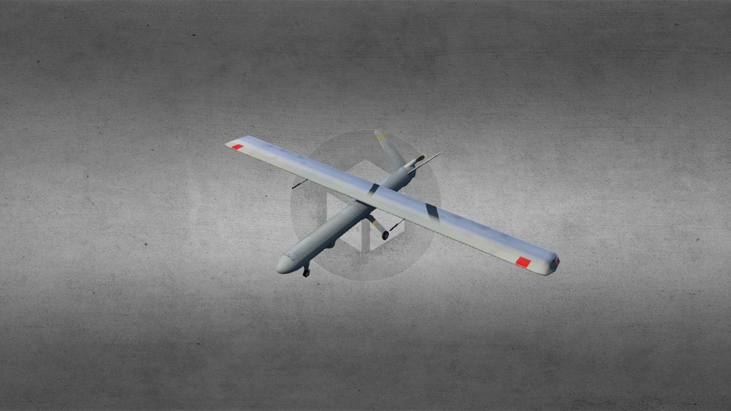 Hermes 450 UAV 3d model