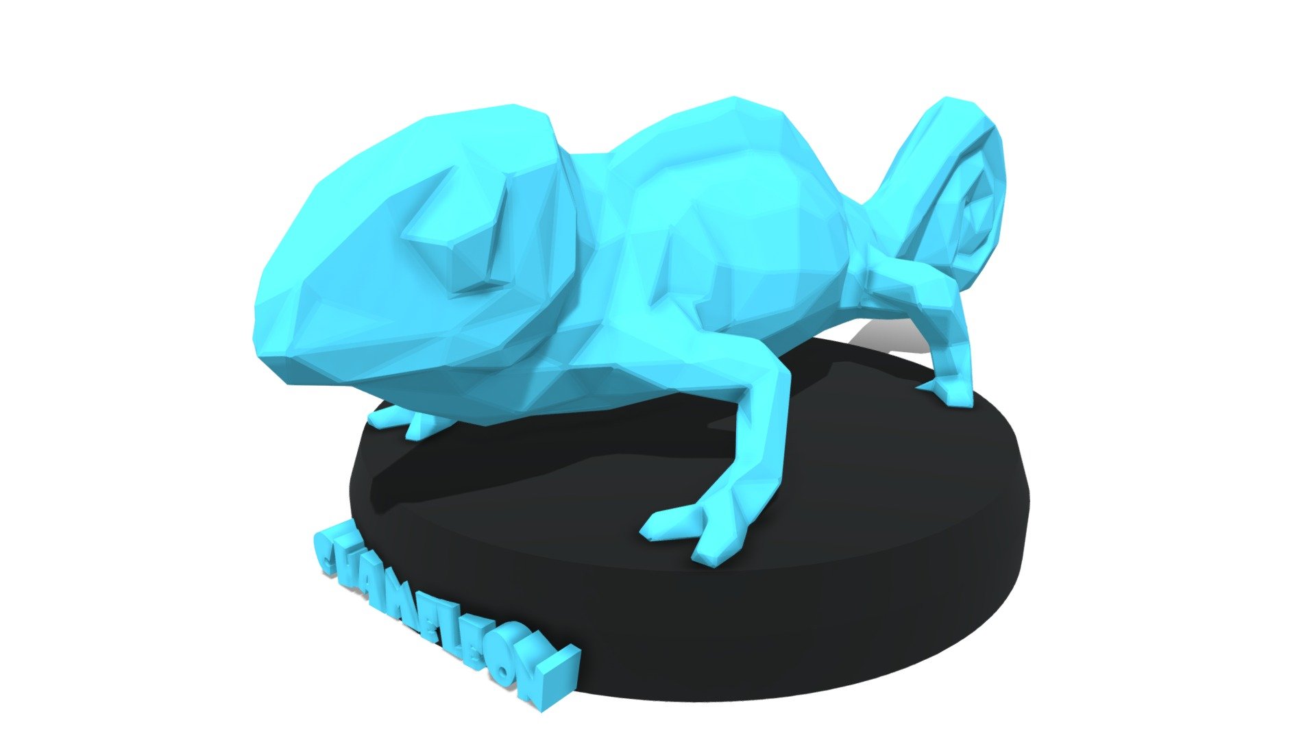 Poly Chameleon 3d model