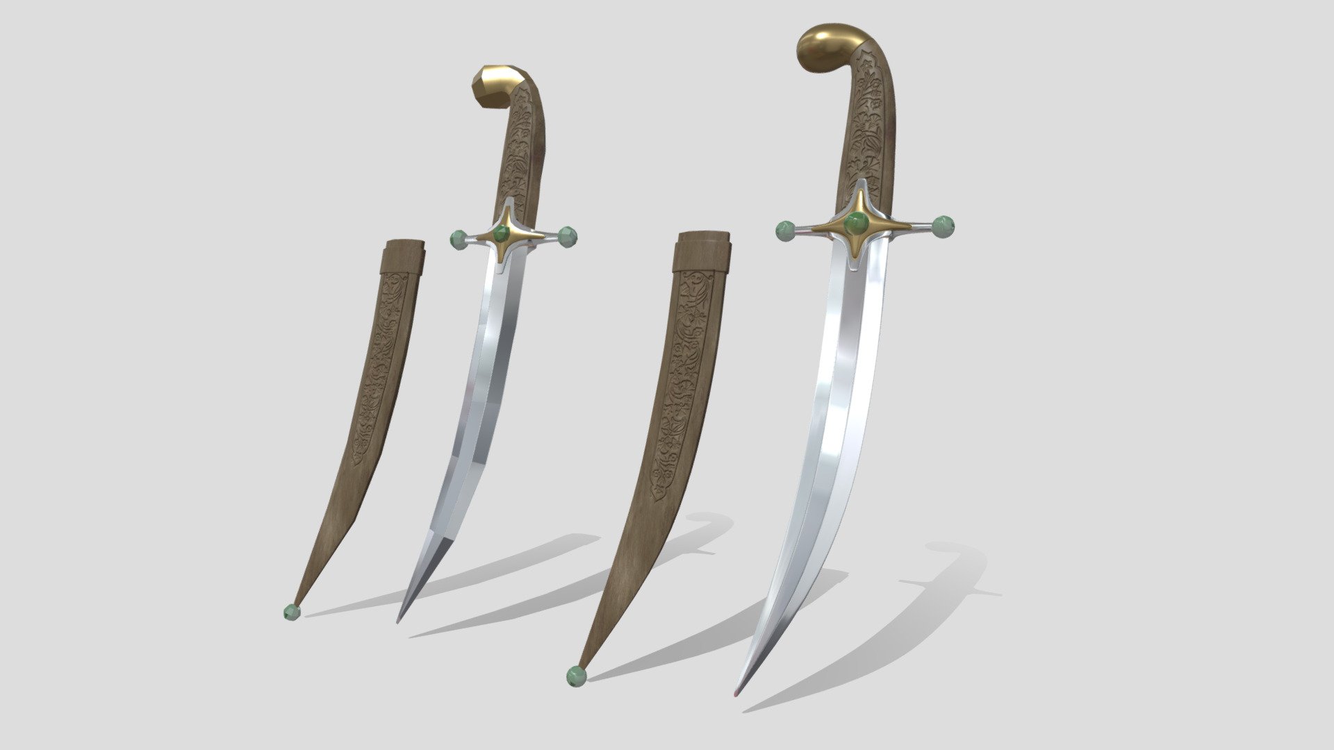 Oriental Dagger 3d model