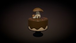 magic mushroom house cake