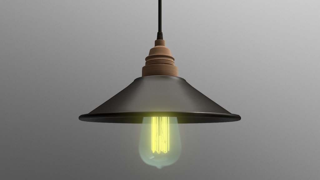 Amaraillite Ceiling Lamp 3d model