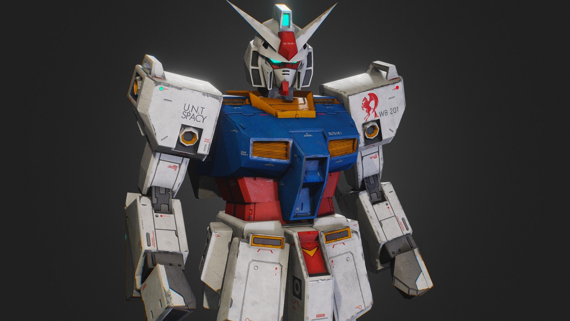 RX-78 NT-1 ALEX Amuro Ver 3d model