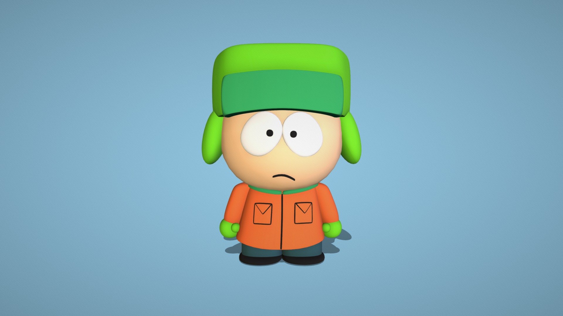 Kyle South Park 3D Moddel 3d model