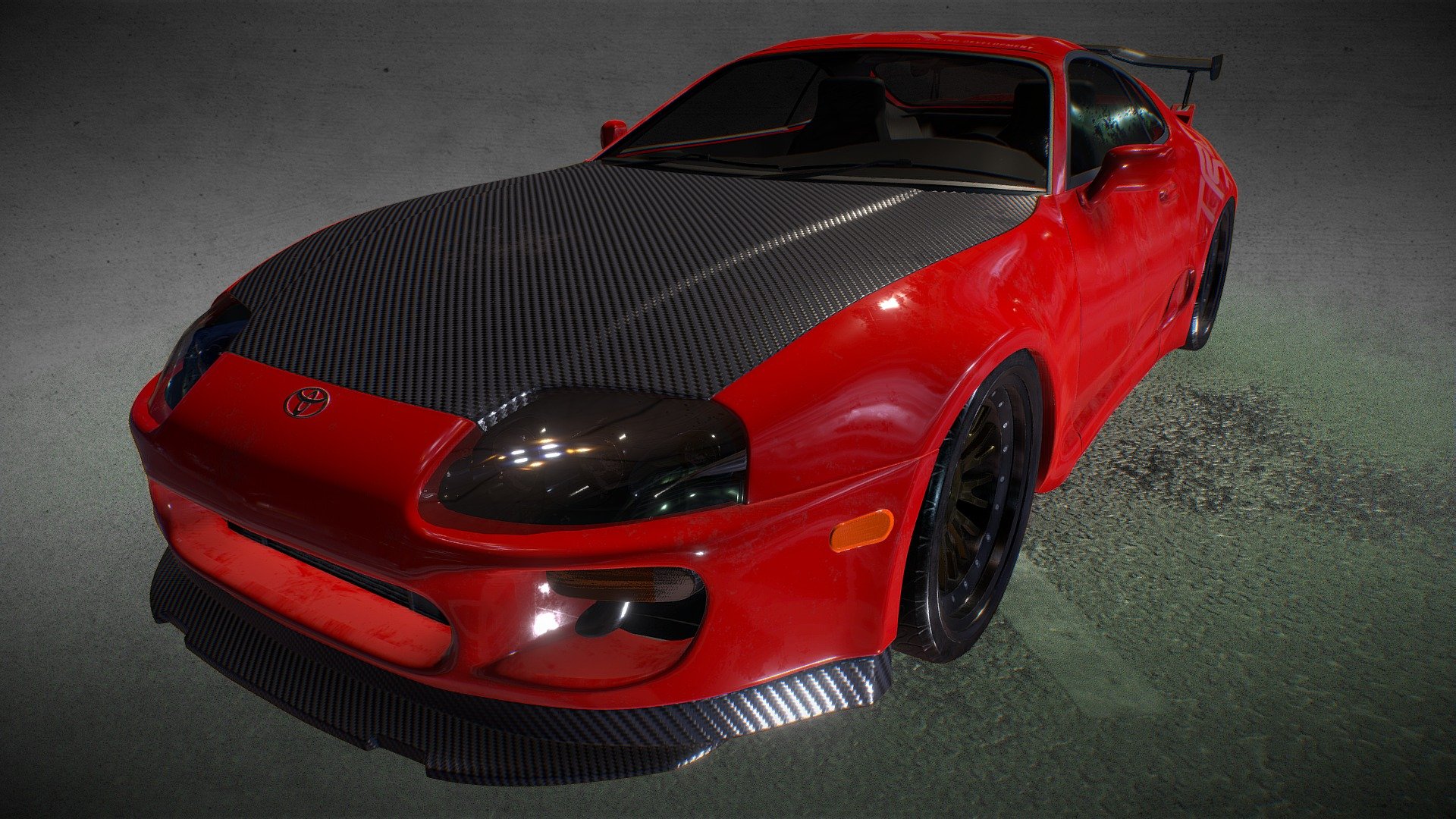 TOYOTA SUPRA 3d model