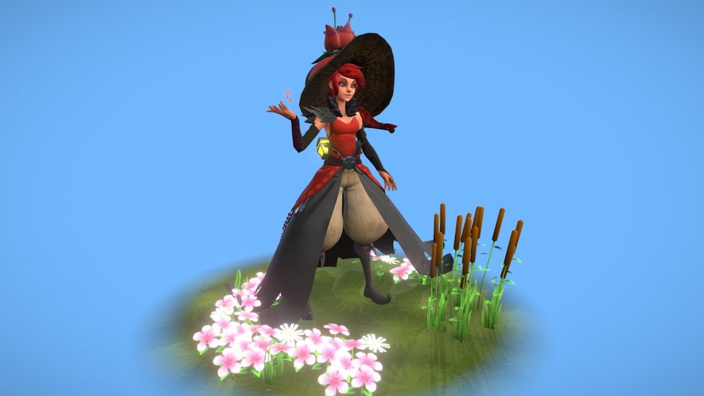 Red Witch 3d model