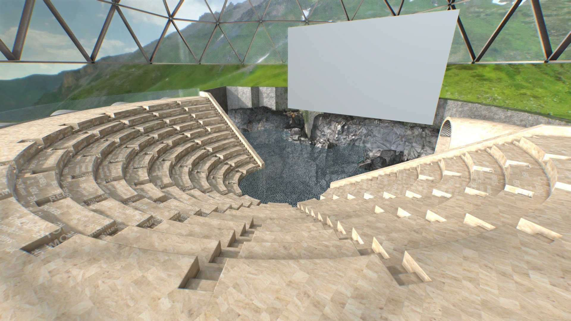 Virtual Reality Theatre 2022 3d model