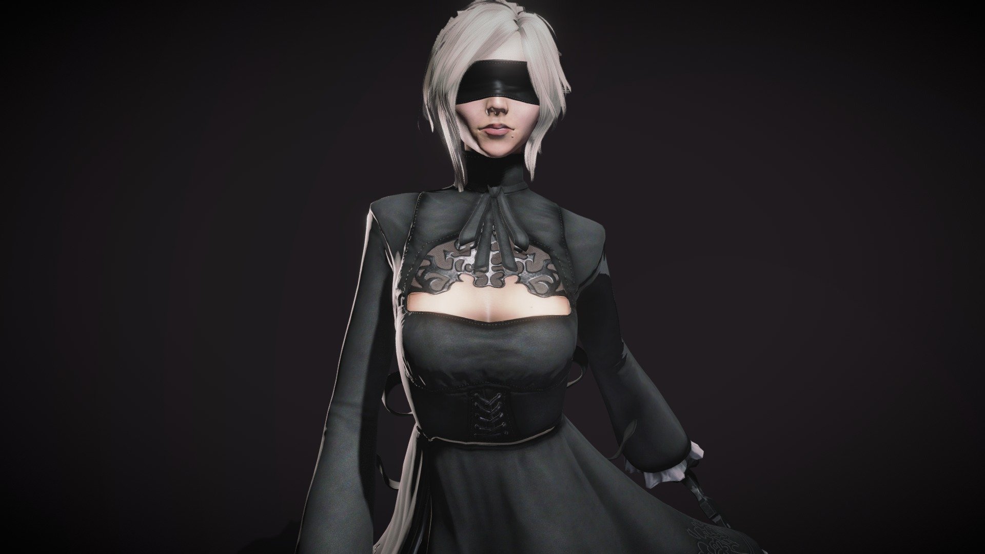 Nier Automata Fan Character 3d model