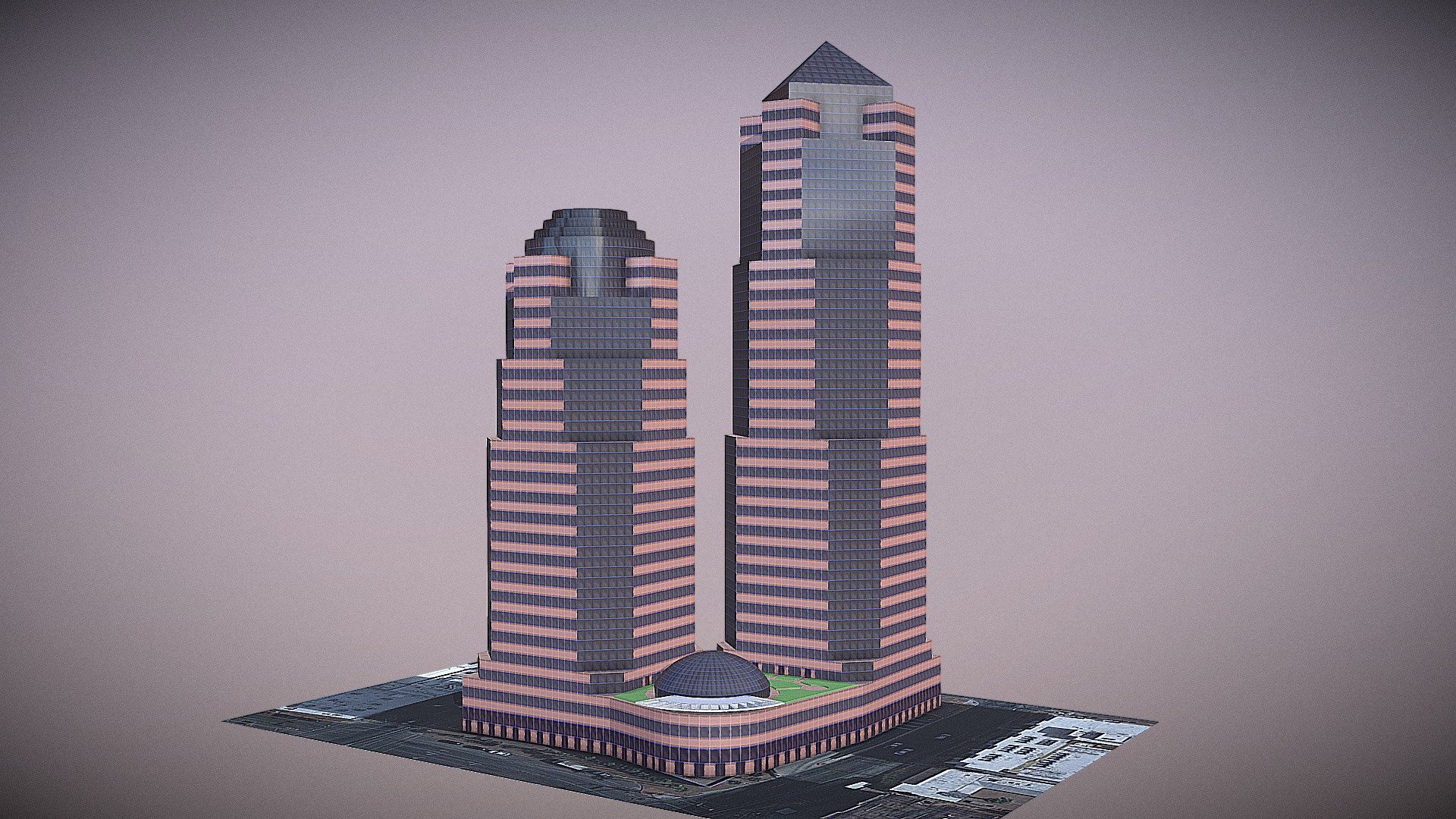 South Church Plaza 3d model