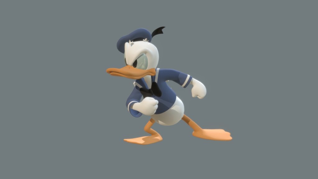 Donald 3d model