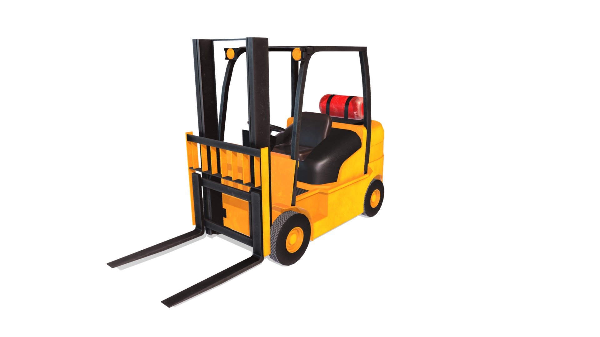 Forklift 3d model