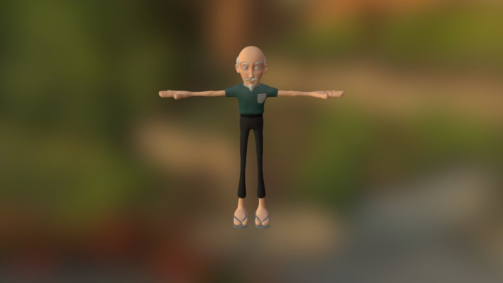 Old_man 3d model