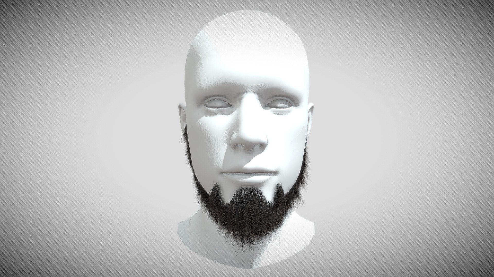 Metalhead Beard 3d model