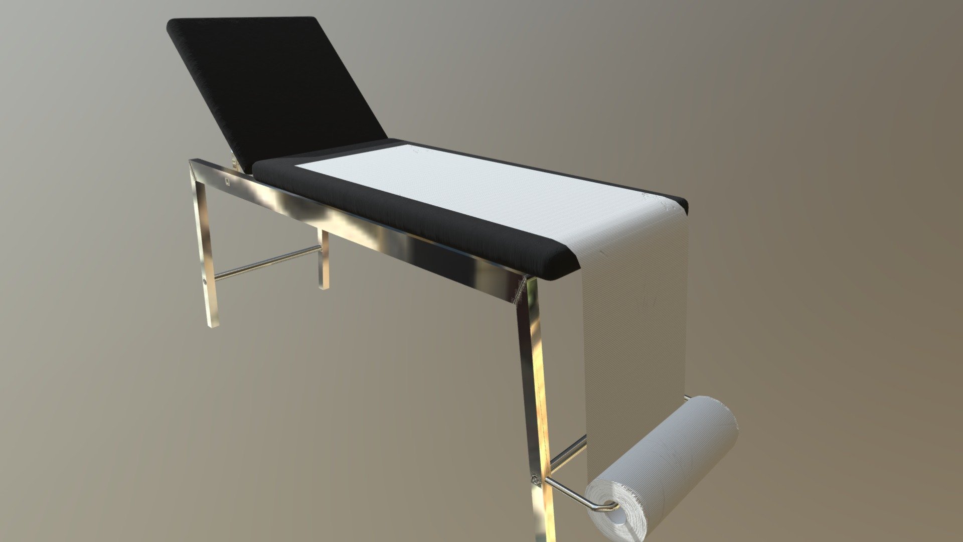 Hospital (Emergency Room) Bed 004 3d model