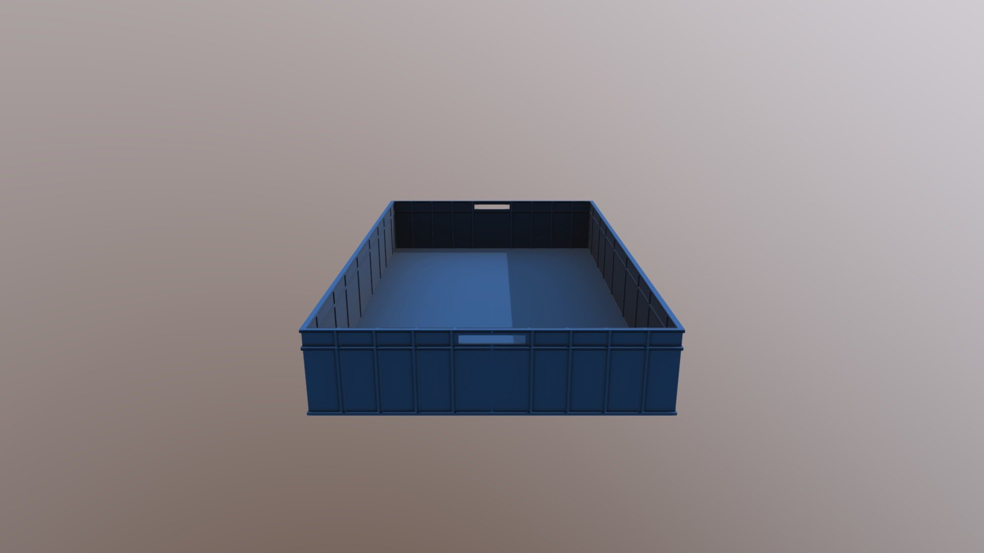 Crate Plastic 3d model