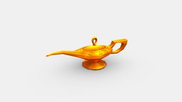 Cartoon magic lamp