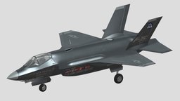 Lockheed Martin F-35 Lightning II PBR Realistic