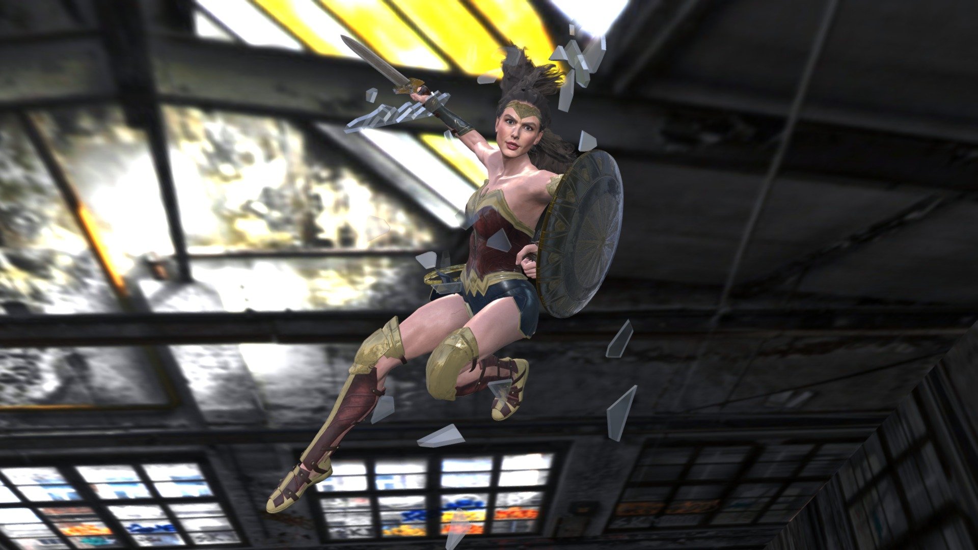 This is not WONDER WOMAN by PhiBix 3d model