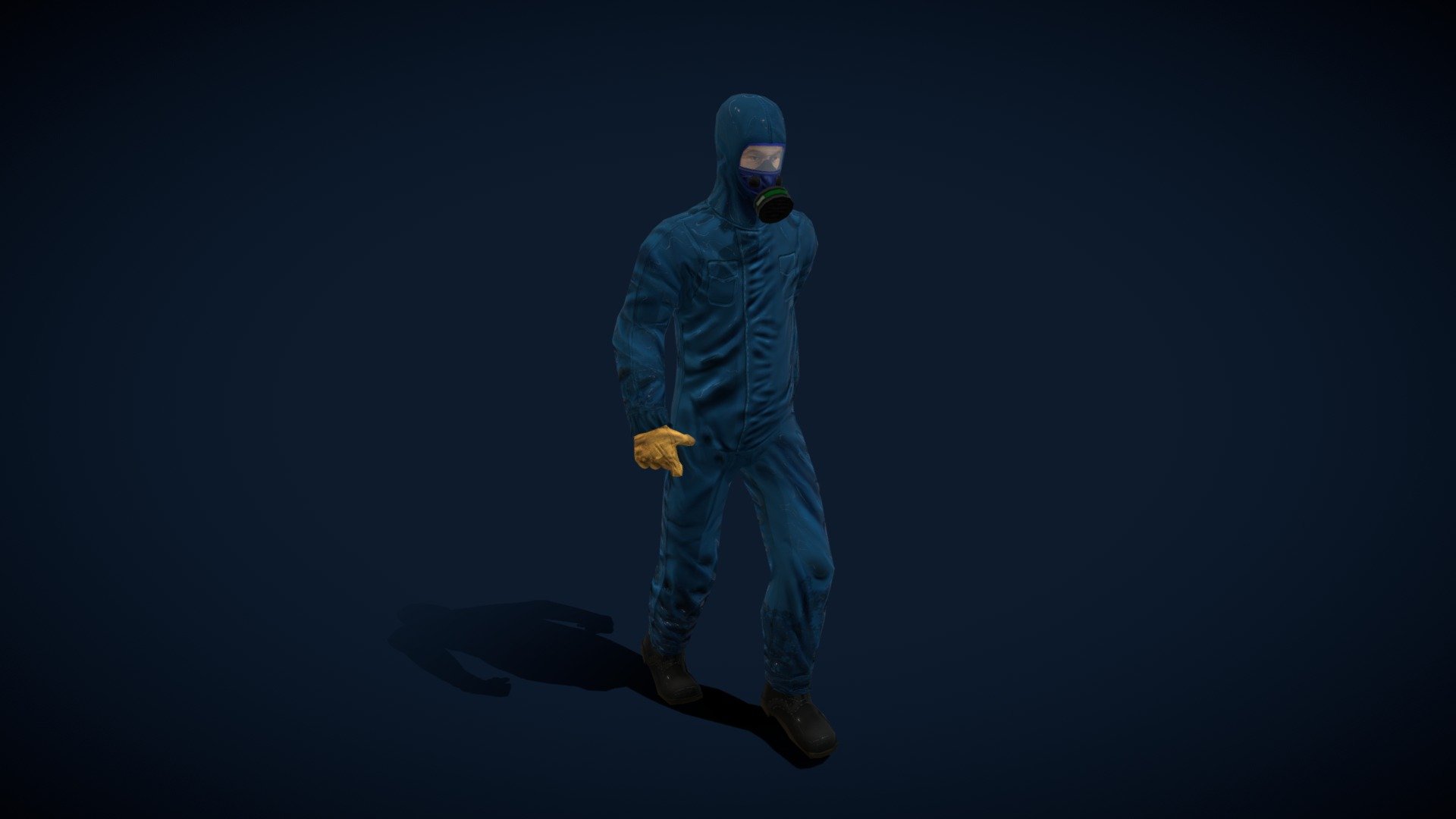 V5 Smock Man 3d model