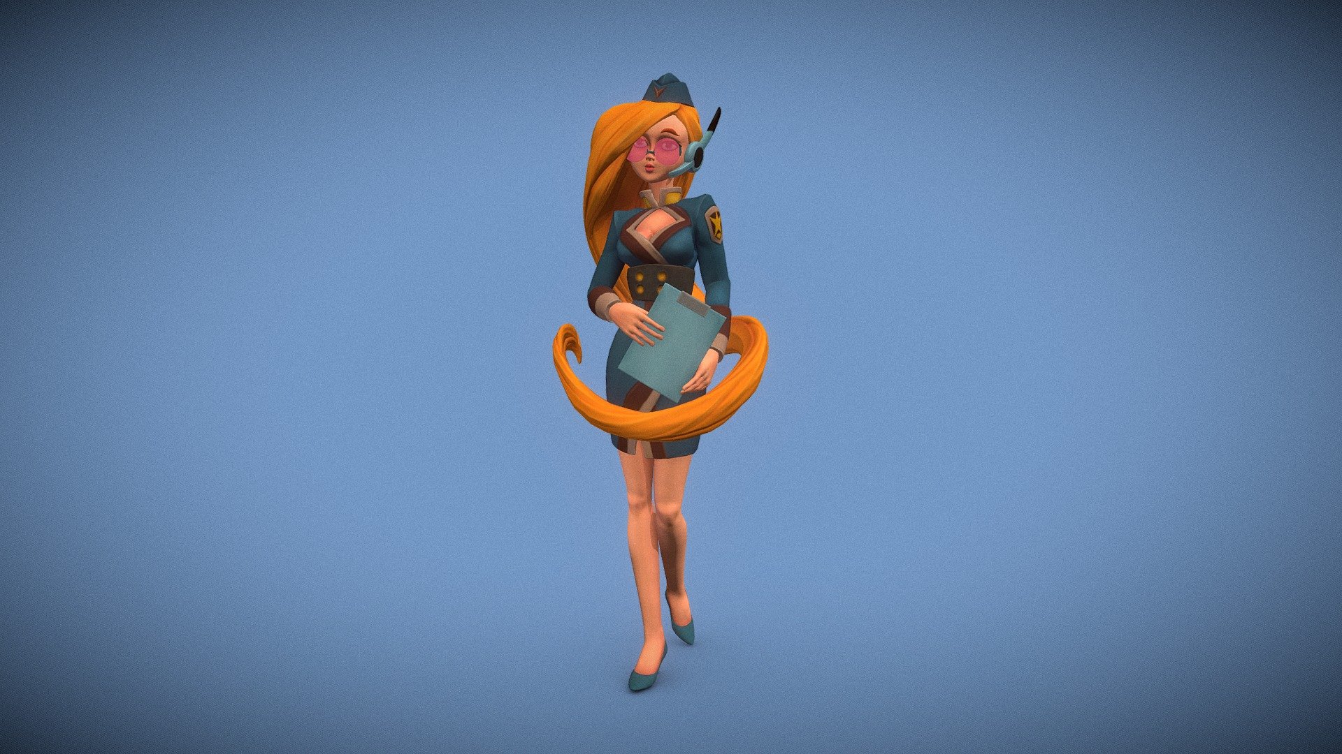 Kate 3d model