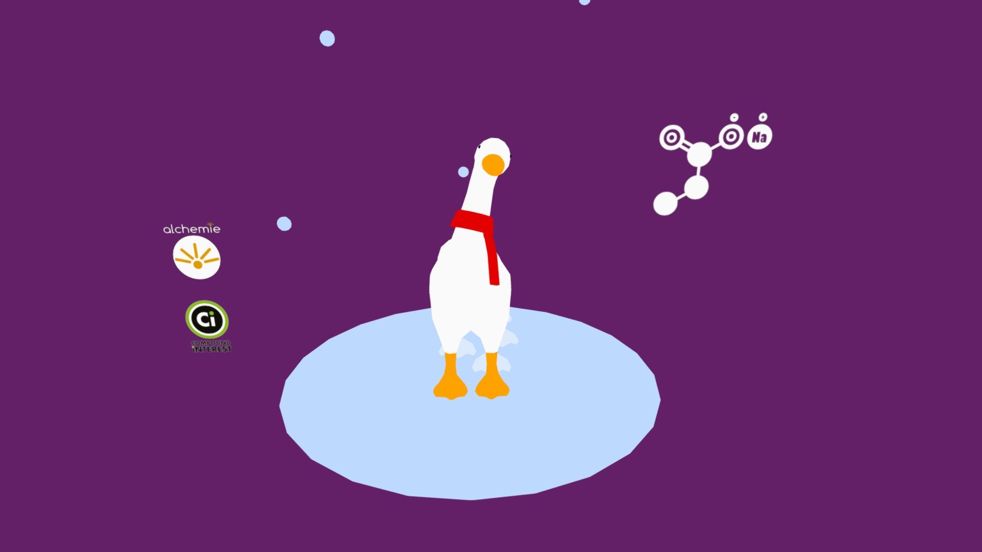 Goose and Snow 3d model