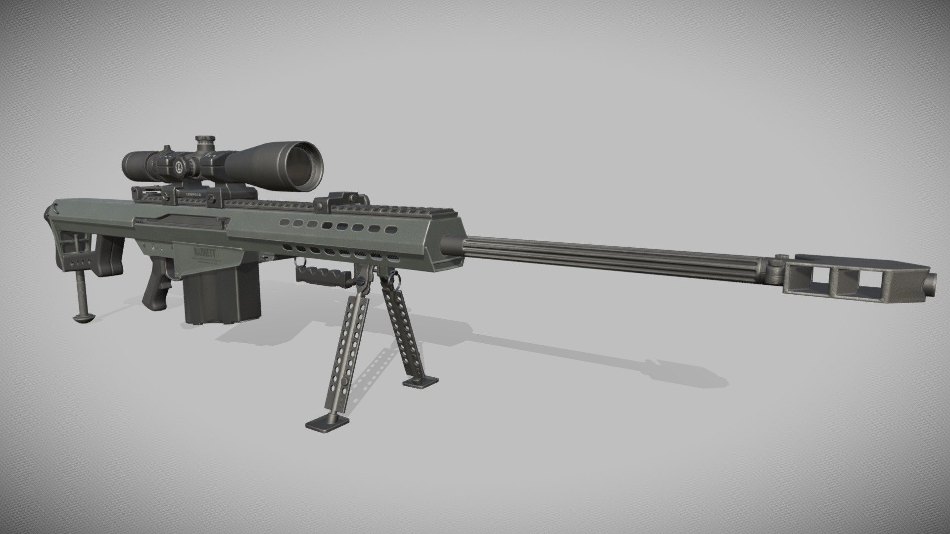 Sniper Rifle 3d model