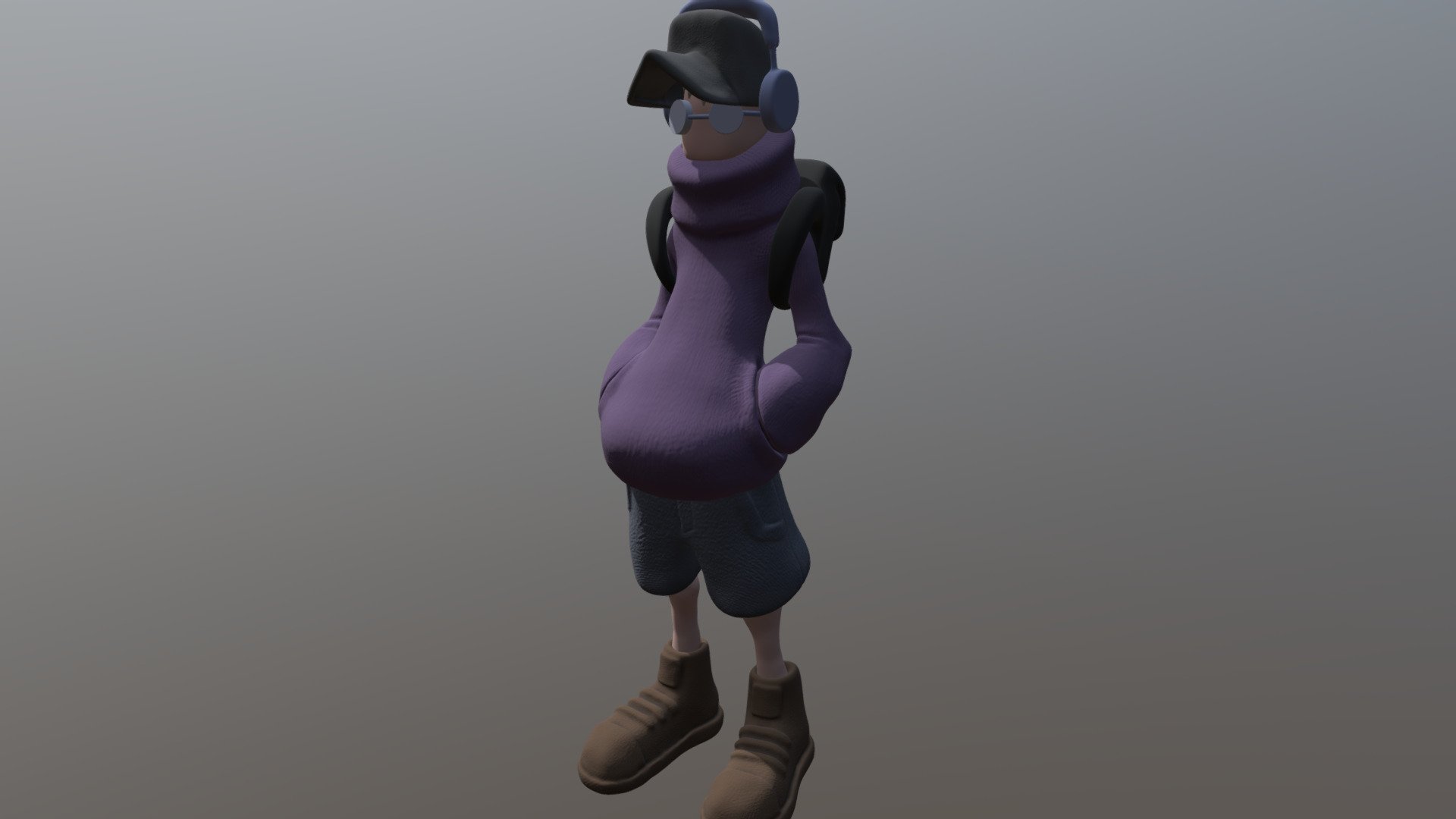 Cool Guy 3d model