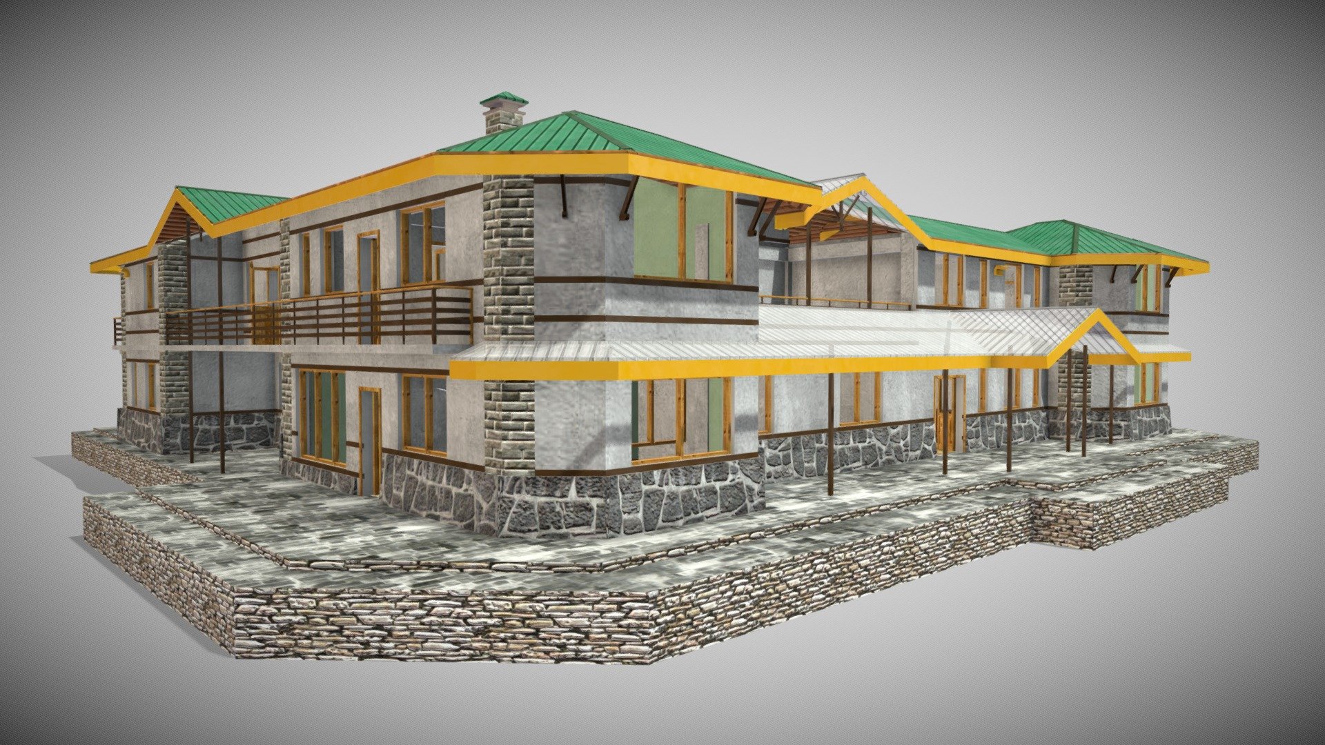 Residence Big 3d model