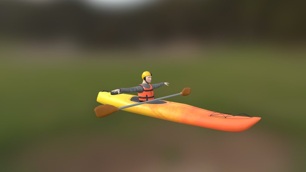 Full Kayak 3d model