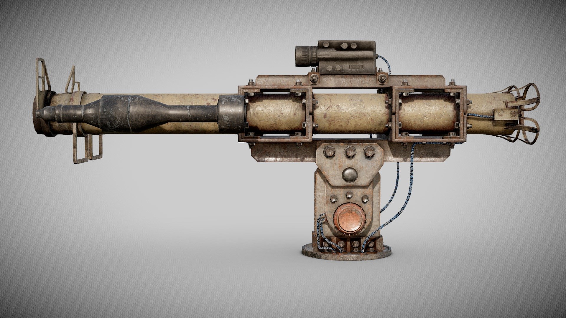 Rocket Launcher da1 3d model