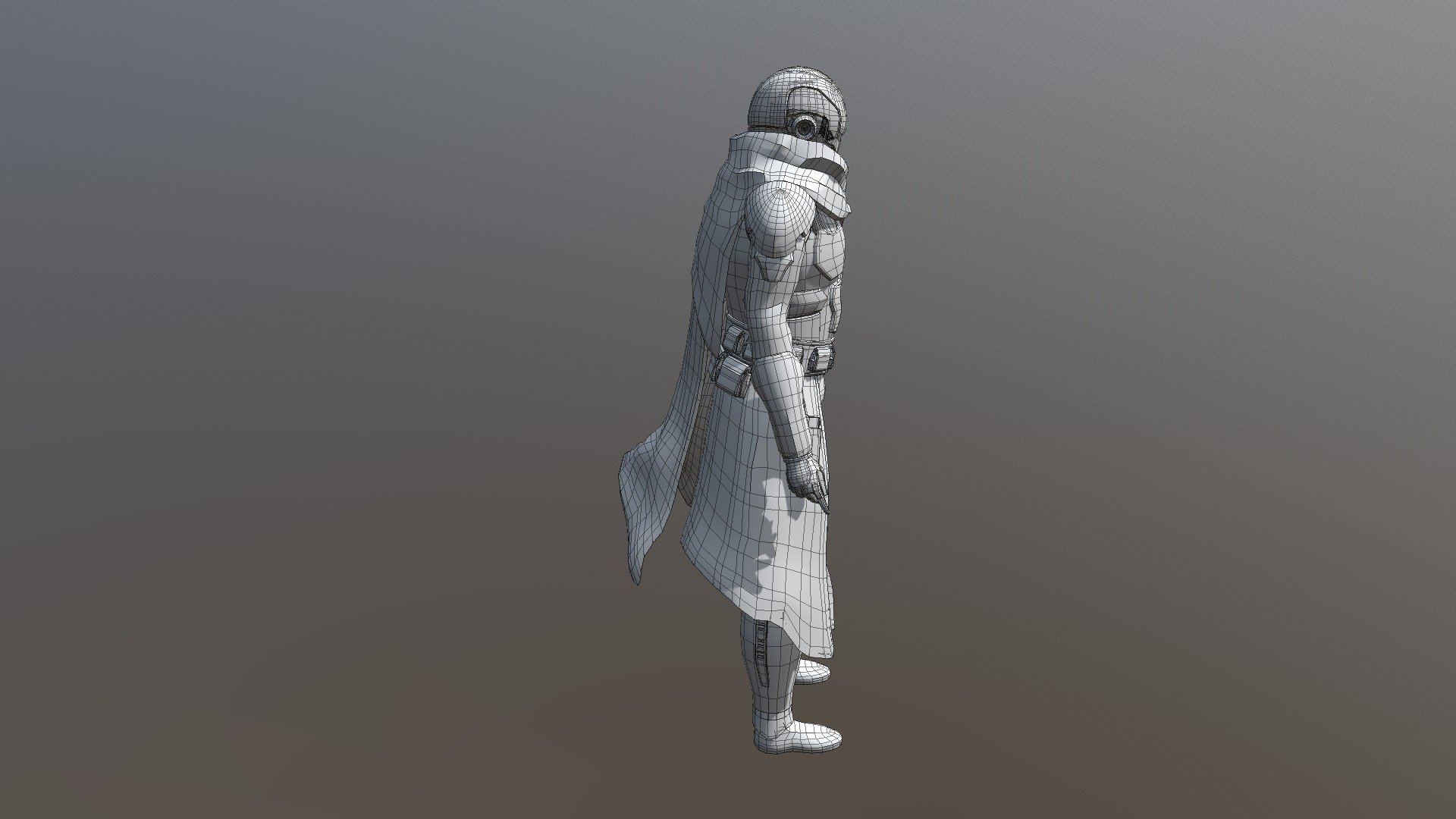 Low Poly Jedi Hunter 3d model