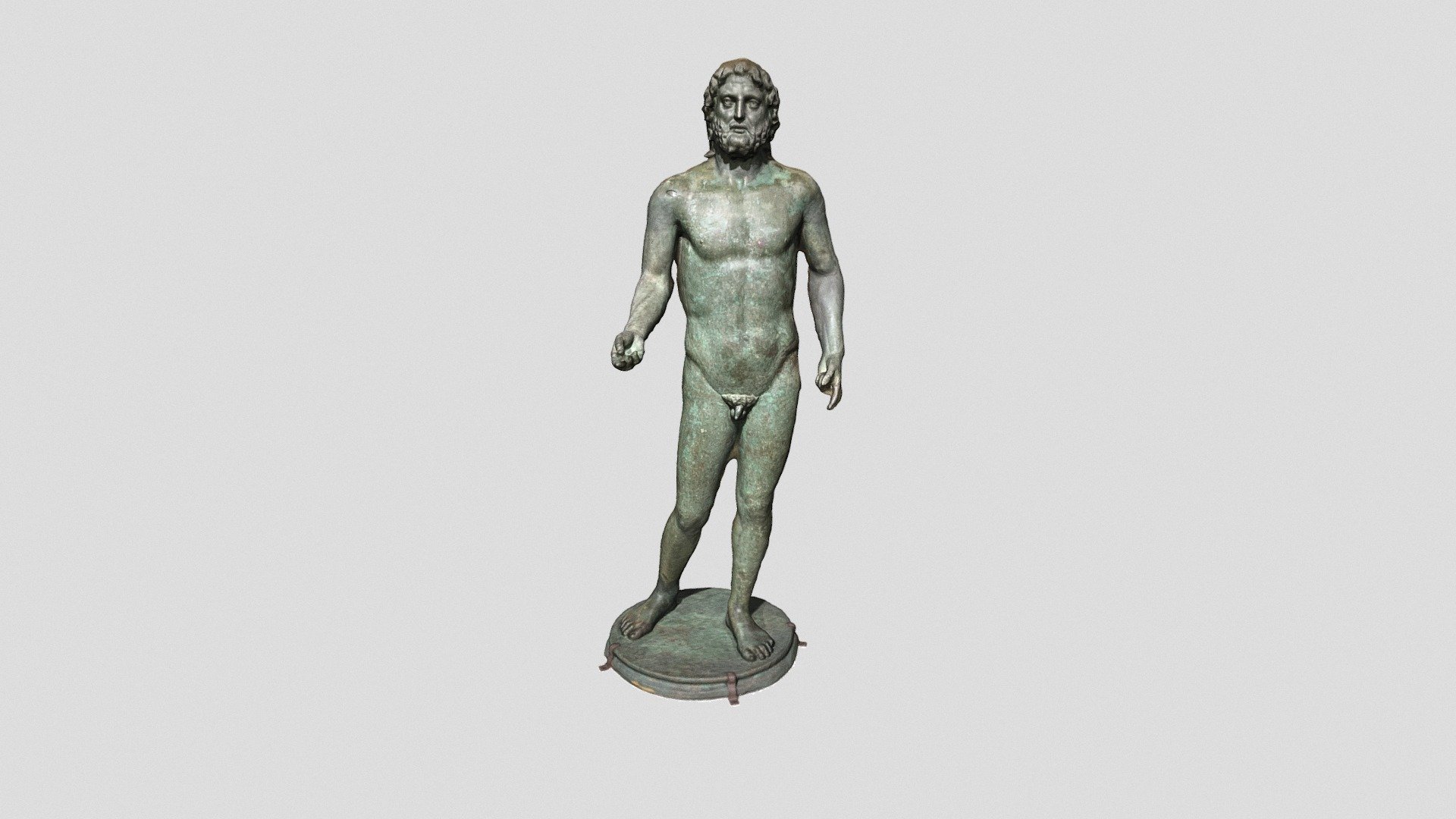 Statue de Neptune 3d model