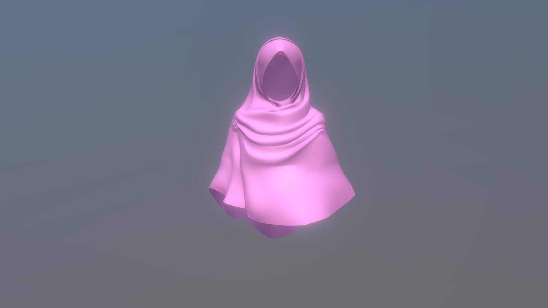 Hijab Model 1 3d model