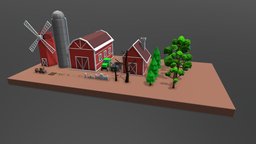 Lowpoly Farm pack