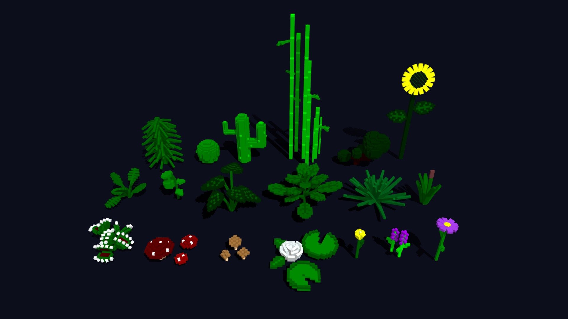 Plants Pack 3d model